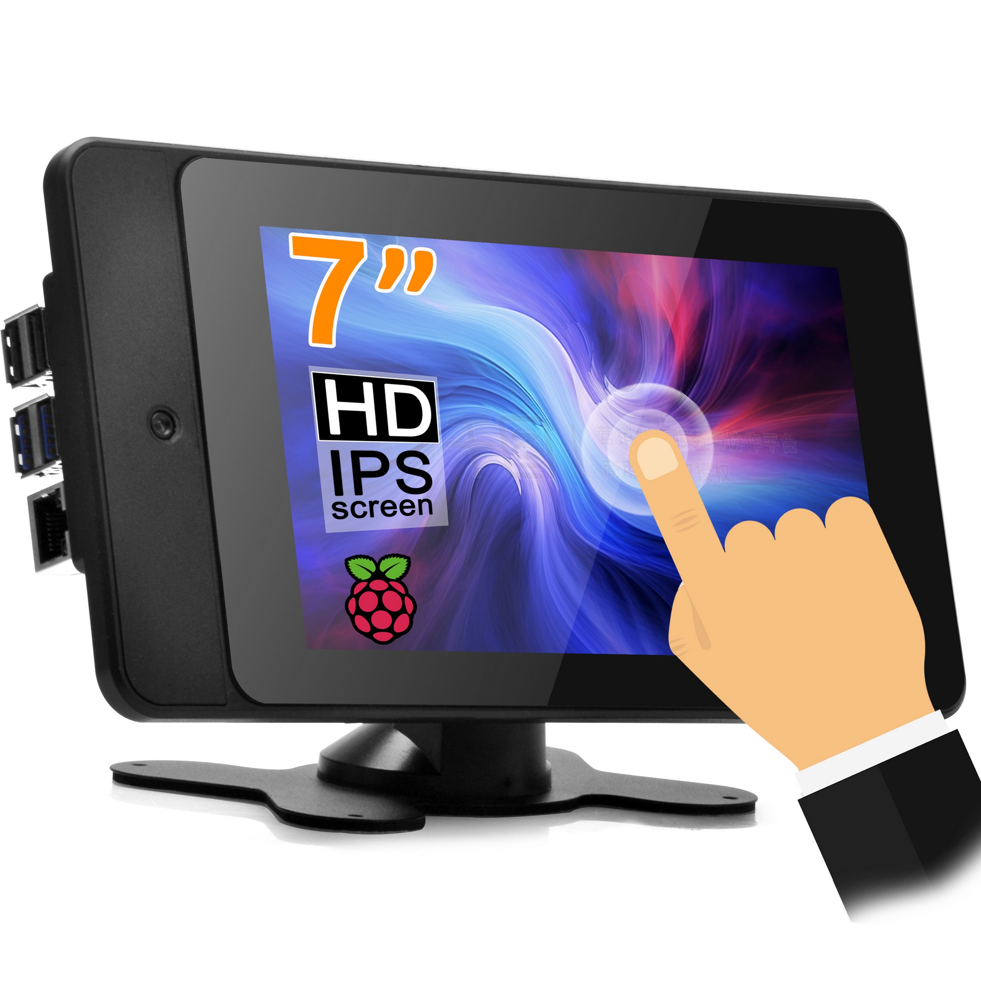 Pi 4 Case - Custodia OSOYOO PiStudio con schermo touch
