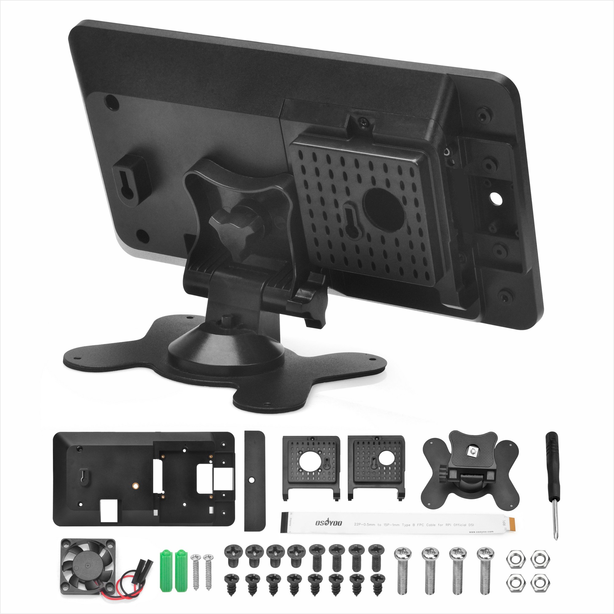 Pi 4 Case - Custodia OSOYOO PiStudio per Raspberry Pi