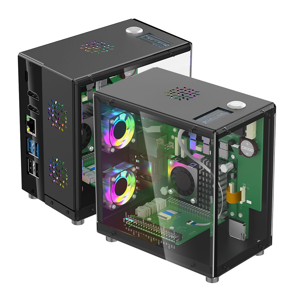 Pi 5 Case - Kit protettivo custodia Raspberry Pi 5