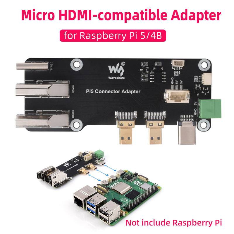 Pi Power Supply - Adattatore multifunzionale Raspberry Pi 5 4B