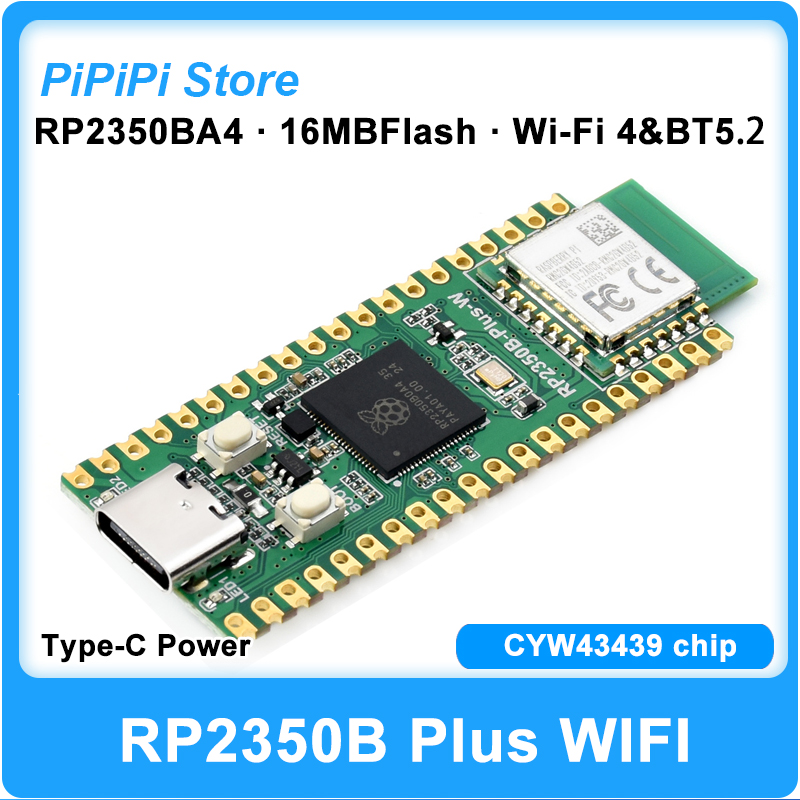 Raspberry Pi Kit - Scheda di sviluppo RP2350B Plus W