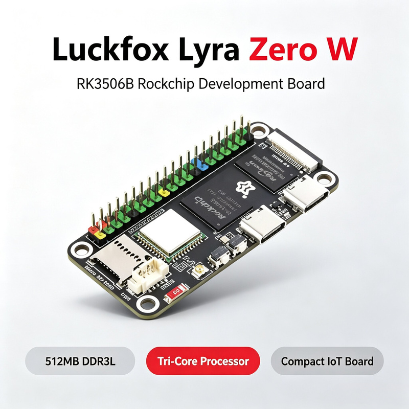 Luckfox Lyra Zero W RK3506B Sc - Pi Zero recensione e prezzo
