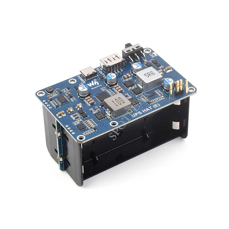 Raspberry Pi 5 UPS HAT E 4 por - Pi Power Supply recensione e prezzo