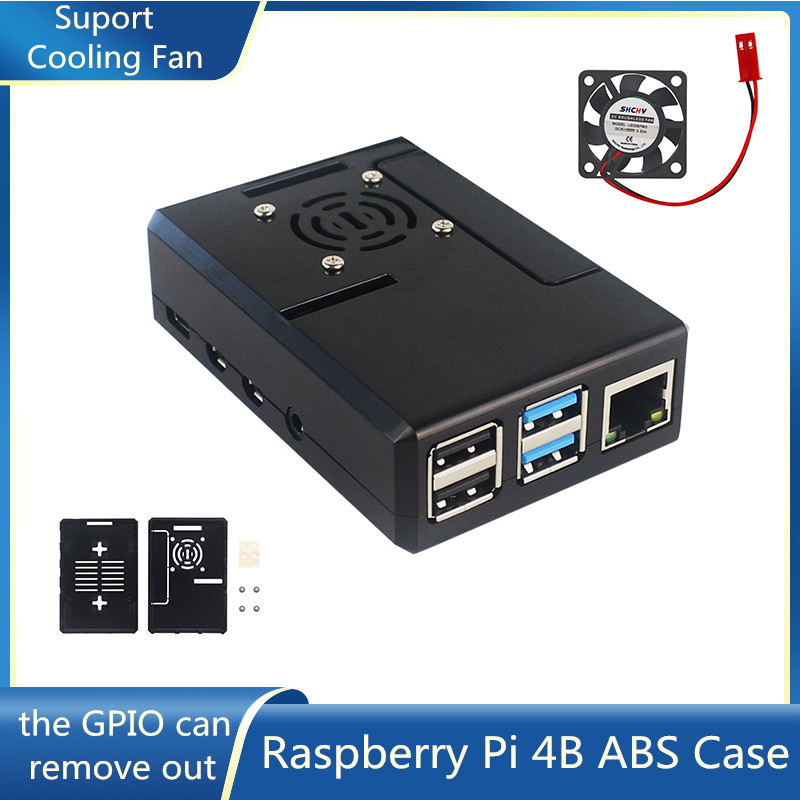 Custodia in ABS per Raspberry  - Pi 4 Case recensione e prezzo
